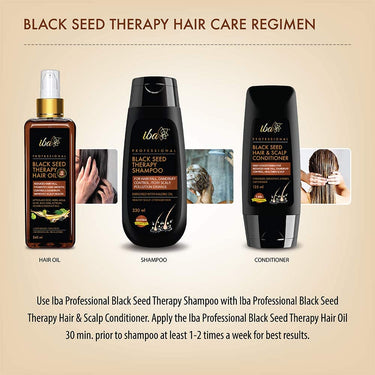 Iba Professional Black Seed Hair Scalp Conditioner | Kalonji Extract For Hair Fall Dandruff Itchy Scalp | For All Hair types | No Sulfate No Paraben | Halal Certified & Vegan - 125 ml